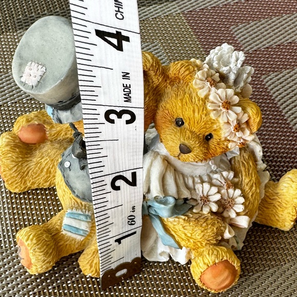 Vintage 1992 P. Hillman "Robbie and Rachael" Figurine Love Bears All Things - Picture 5 of 8